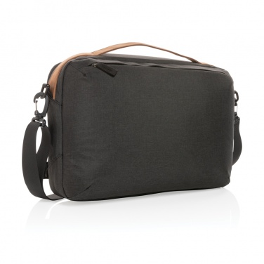 Logotrade promotional item image of: Impact AWARE™ 300D two tone deluxe 15.6" laptop bag